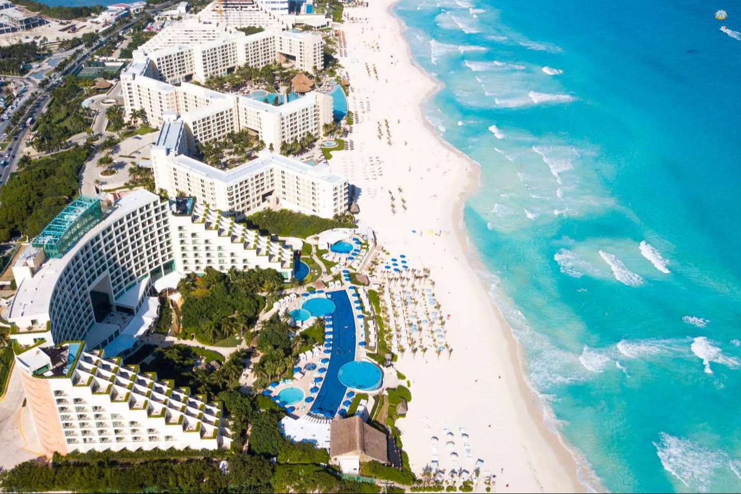 Gran variedad de hoteles en Cancún