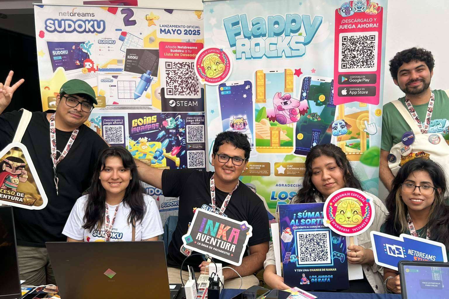 Netdreams Studio exhibe su talento creativo en el Perú Game Show 2025 con títulos desarrollados en ZofraTacna