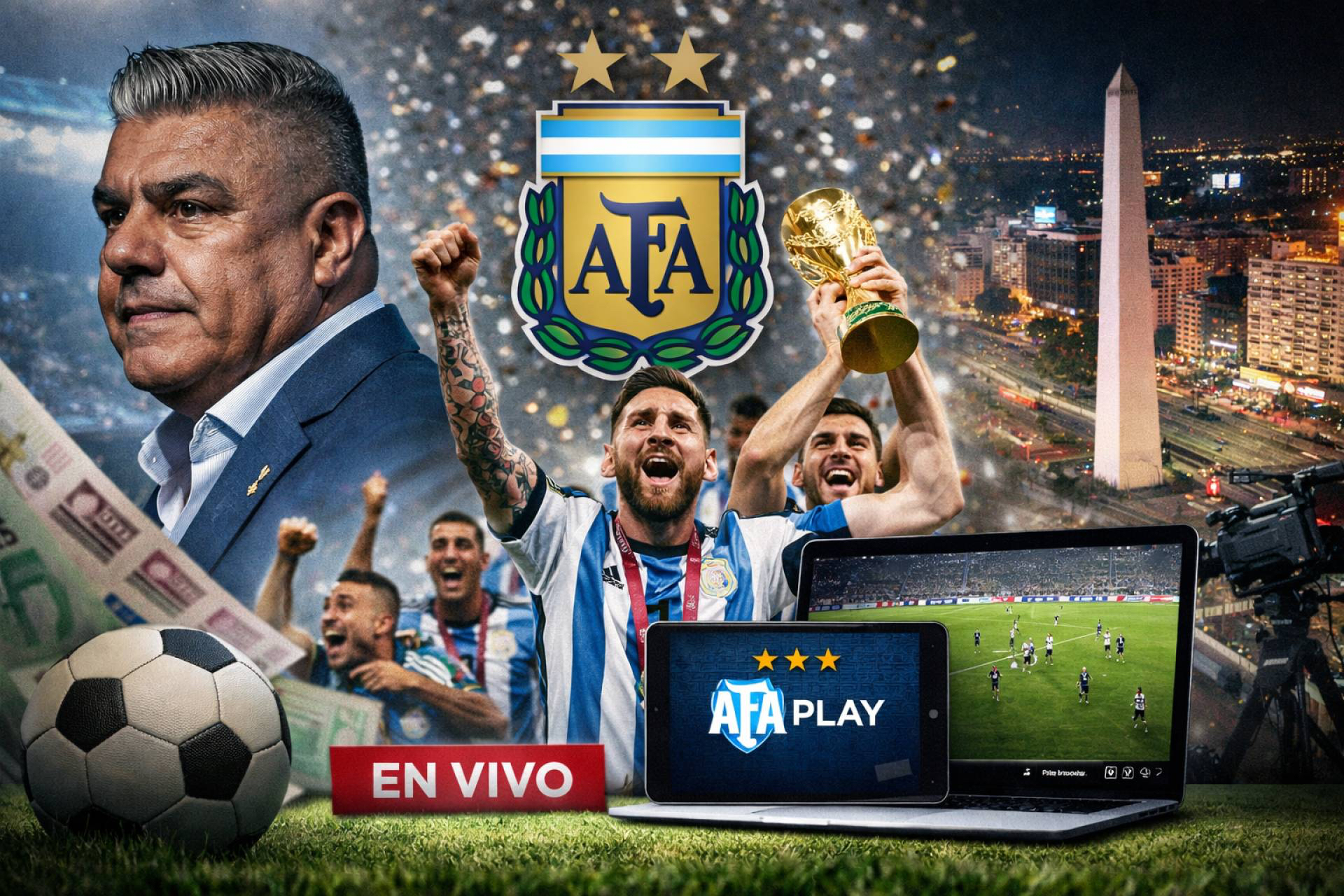 AFA Play; la ASOCIACIÓN DE FÚTBOL ARGENTINO (AFA) hizo punta y cambió el negocio del fútbol argentino